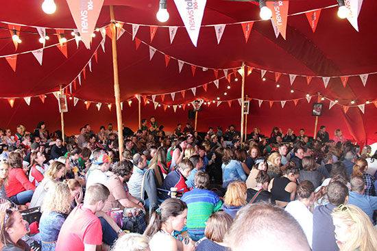 Tentickle Tents Cover the Guests at Electric Picnic