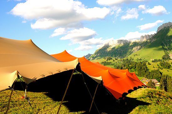 Stretch Tents can be used almost anywhere